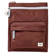 Roka Chelsea B Medium Recycled Nylon Crossbody Bag - Rocky Road Brown