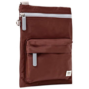 Roka Chelsea B Medium Recycled Nylon Crossbody Bag - Rocky Road Brown