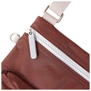 Roka Chelsea B Medium Recycled Nylon Crossbody Bag - Rocky Road Brown