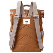 Roka Finchley Medium Recycled Canvas Backpack - Cinnamon Brown