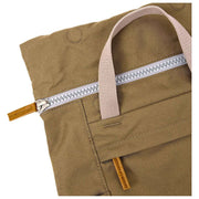 Roka Finchley Small Recycled Canvas Backpack - Sea Spray Brown