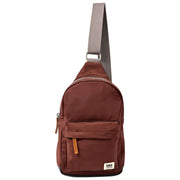 Roka Willesden Large Recycled Nylon Crossbody Bag - Rocky Road Brown