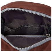 Roka Willesden Large Recycled Nylon Crossbody Bag - Rocky Road Brown