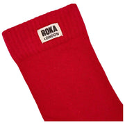 Roka Wimbledon Crew Socks - Scarlet Red