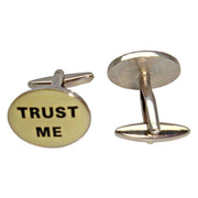 Bassin and Brown Trust Me Im A Doctor Cufflinks - White/Black/Silver