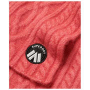 Superdry & Co Cable Luxe Knit Scarf - Cord Pink