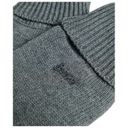 Superdry & Co Vintage Logo Gloves - Rich Charcoal Marl Grey