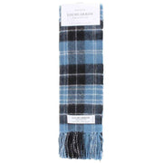 Locharron of Scotland Clark Ancient Lambswool Scarf - Blue/Navy/White