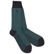 London Sock Company Bond St. Herringbone 3-Pair Sock Box Set - Blue/Pink/Yellow