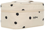 Hindbag Gaspard Vanity Bag - Off White Polka Dot