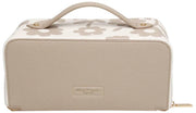 Alice Wheeler London Floral Train Case - Stone Beige
