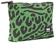 Roka Maida Vale Small Cotton Canvas Pouch - Artichoke Green