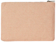 Hindbag Ema Woven Medium Zipped Pouch - Coral Pink