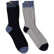 totes-toasties-2-pack-chunky-twist-wool-blend-boot-socks---navygrey-34518487