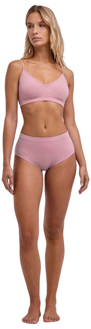 Falke Daily Seamless Mid Waist Brief - Rose Pink