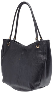 Elie Beaumont Curved Soft Tote Bag - Black