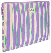 Hindbag Ava Medium 15inch Laptop Case - Green/Parma Stripes