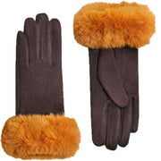 powder-bettina-gloves---chocolate-brownmustard-yellow-34325527
