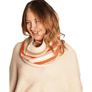 zelly-striped-loop-snood---beigeorange-35072482