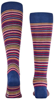 Falke Microblock Knee High Socks - Pacific Blue