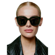 A.Kjaerbede Billy Sunglasses - Dark Green Transparent