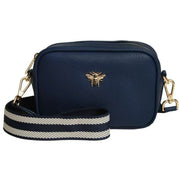 Alice Wheeler London Mini Camera Crossbody Bag - Navy