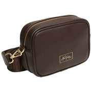 Alice Wheeler London Mini Soho Camera Cross Body Bag - Chocolate Brown