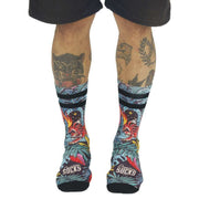 American Socks Guardians Gate Mid High Socks - Navy