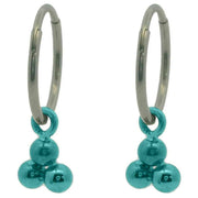 ti2-titanium-triple-bead-charm-hoop-earrings---kingfisher-blue-34330758