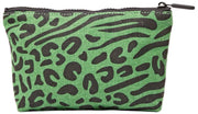 Roka Maida Vale Small Cotton Canvas Pouch - Artichoke Green