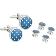 david-van-hagen-polka-dot-dress-studs-and-cufflinks-set---bluesilver-34498516