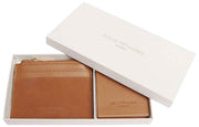 Alice Wheeler London Veronica Coin Purse and Compact Mirror Gift Set - Tan