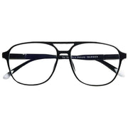 Barner Brad Glossy Blue Light Reading Glasses - Black Noir