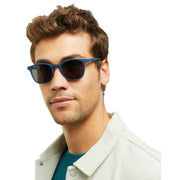 Barner Dalston Sunglasses - Navy Blue/Smoke Grey