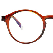 Barner Le Marais Glossy Blue Light Reading Glasses - Intense Rust Orange