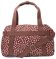 Roka Gatwick Small Recycled Canvas Duffle Bag - Brown Dot