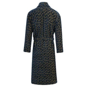 Bown of London Agean Dressing Gown - Blue/Gold