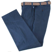 BRUHL Catania B Nanotec Gabardine Stretch Chinos - Marine Navy