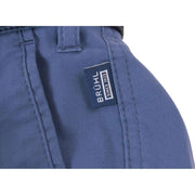 BRUHL Montana Micro Twill Stretch Lightweight Chinos  - Blue