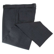 BRUHL Steward Classic Plain Front Wool Mix Trousers - Dark Grey