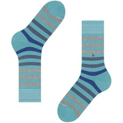 Burlington Blackpool Socks - Key Largo Blue