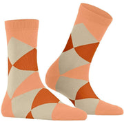 Burlington Bonnie Short Socks - Peach Orange