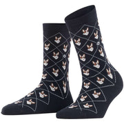 Burlington British Box Socks - Black