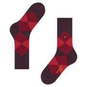 Burlington Clyde Socks - Claret Red