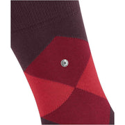 Burlington Clyde Socks - Claret Red