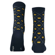 Burlington Crown Socks - Marine Navy