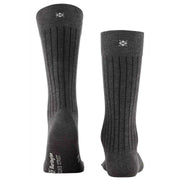 Burlington Duke Street Socks - Anthracite Mel