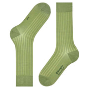 Burlington Duke Street Socks - Kiwi Green