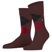 Burlington Dundee Socks - Merlot Red