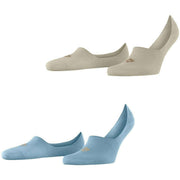 Burlington Everyday 2-Pack No Show Socks - Patagonia Blue